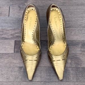 BCBG Metallic Heels